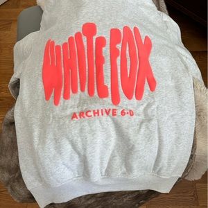 White Fox Boutique oversized hoodie